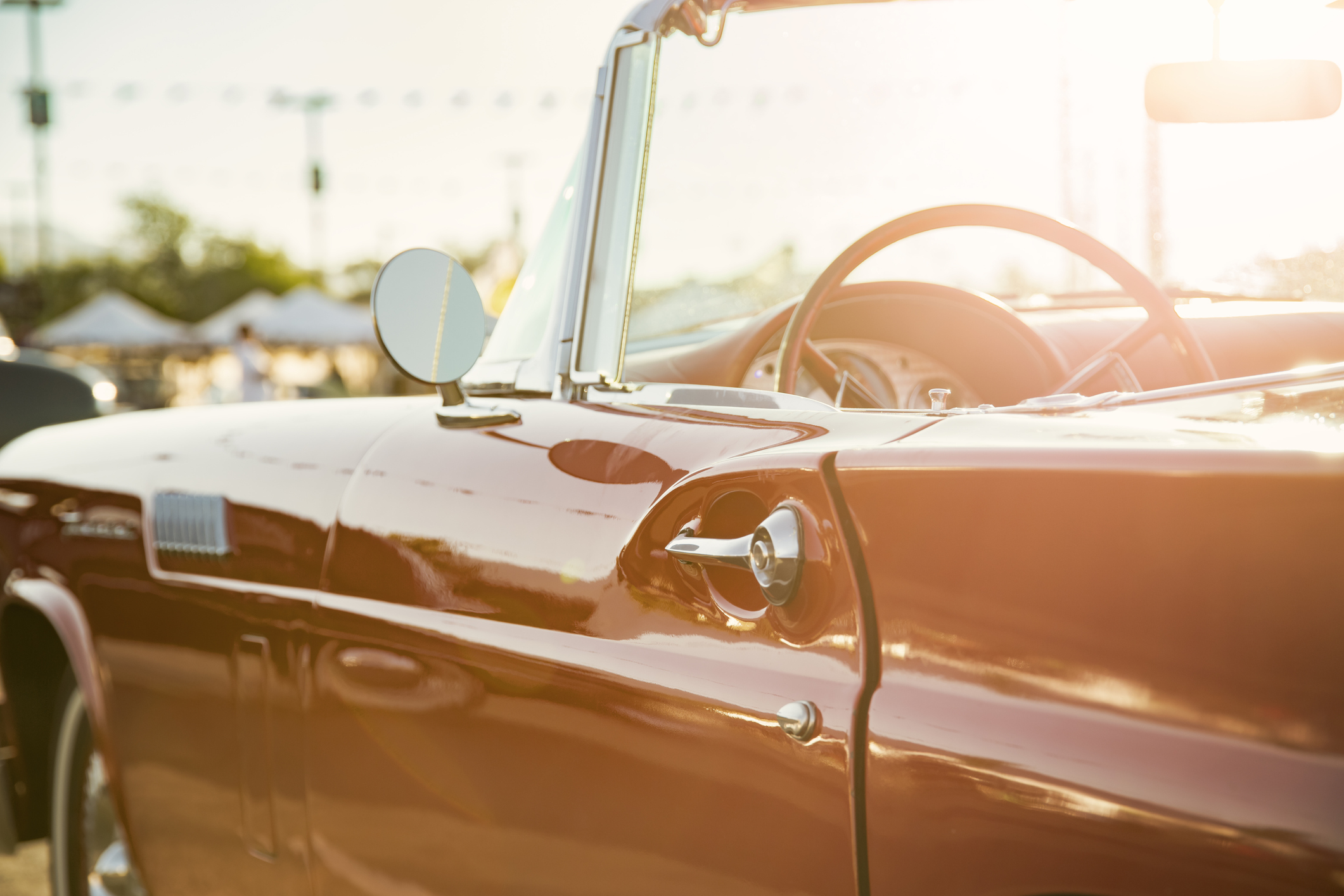 Classic car parked on the street